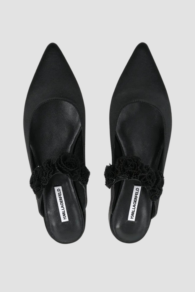 KARL LAGERFELD Negru balerini pentru femei KERRIE