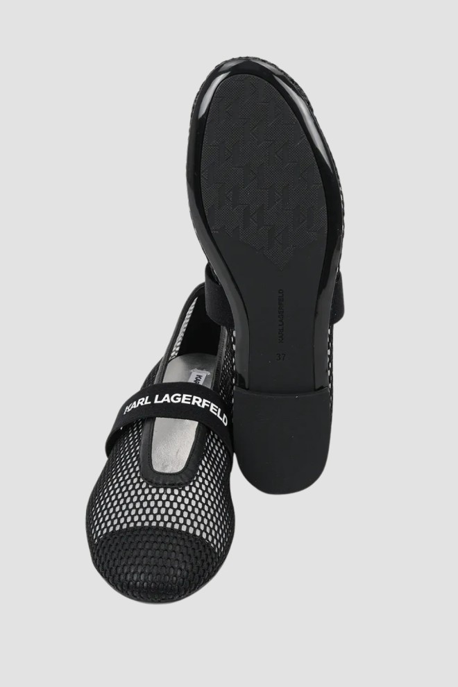 Balerini KARO negri pentru femei KARL LAGERFELD 