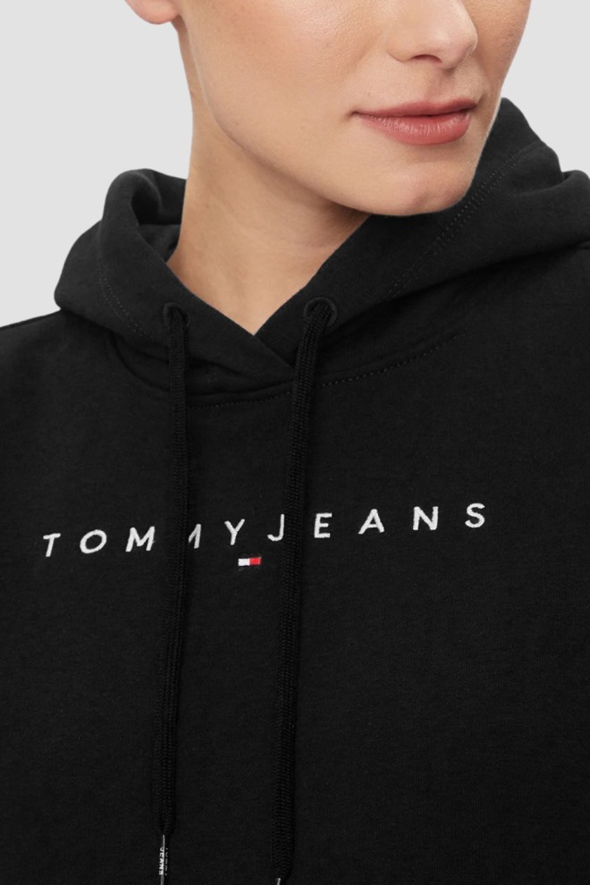 TOMMY JEANS Black women's sweatshirt