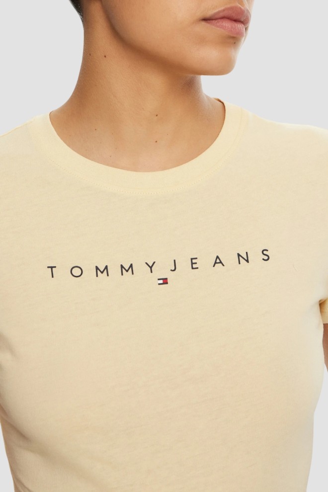 Жіноча жовта футболка TOMMY JEANS 