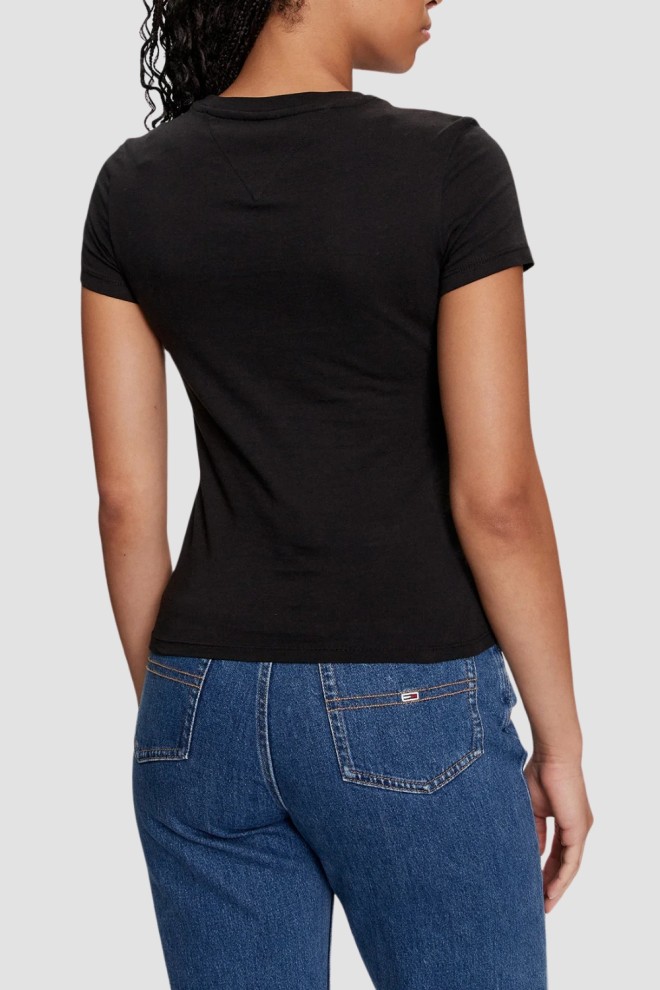TOMMY JEANS Tricou negru pentru femei
