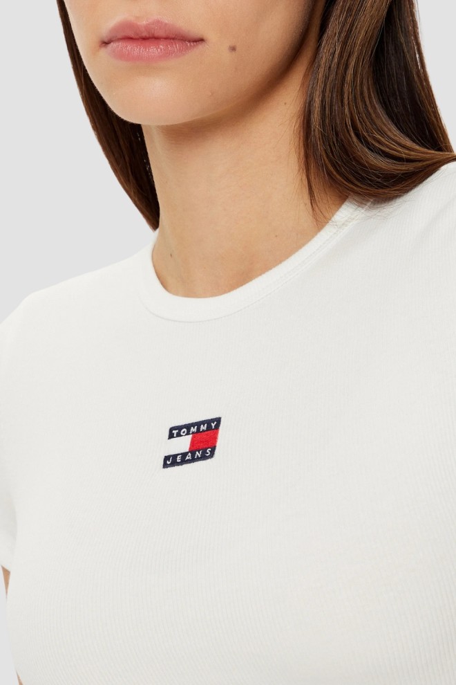 Жіноча футболка TOMMY JEANS екрю