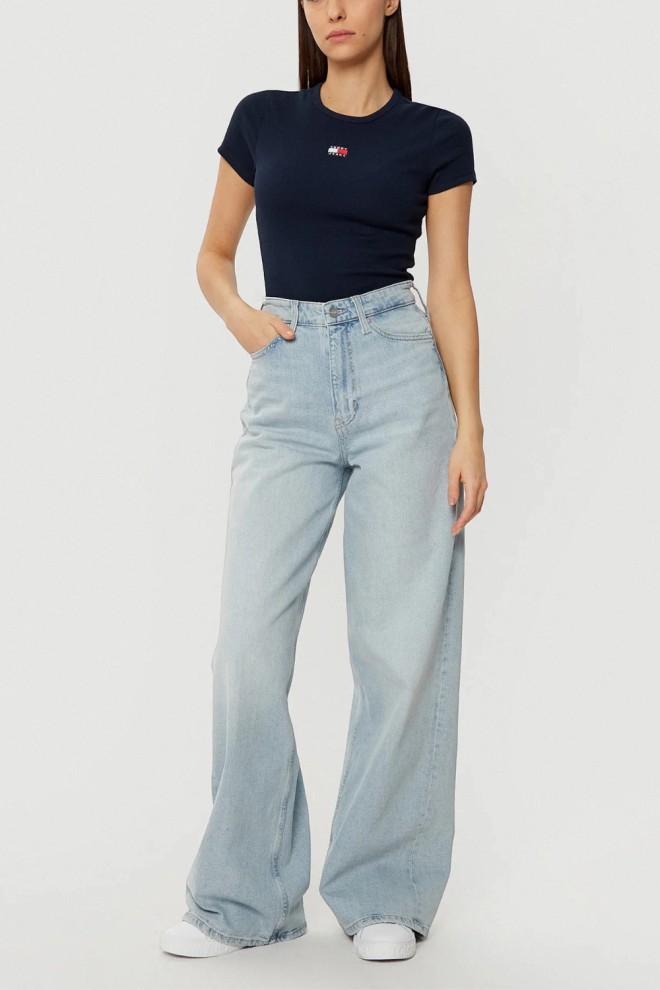 TOMMY JEANS Tricou albastru marin pentru femei