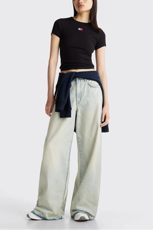 TOMMY JEANS Tricou negru...