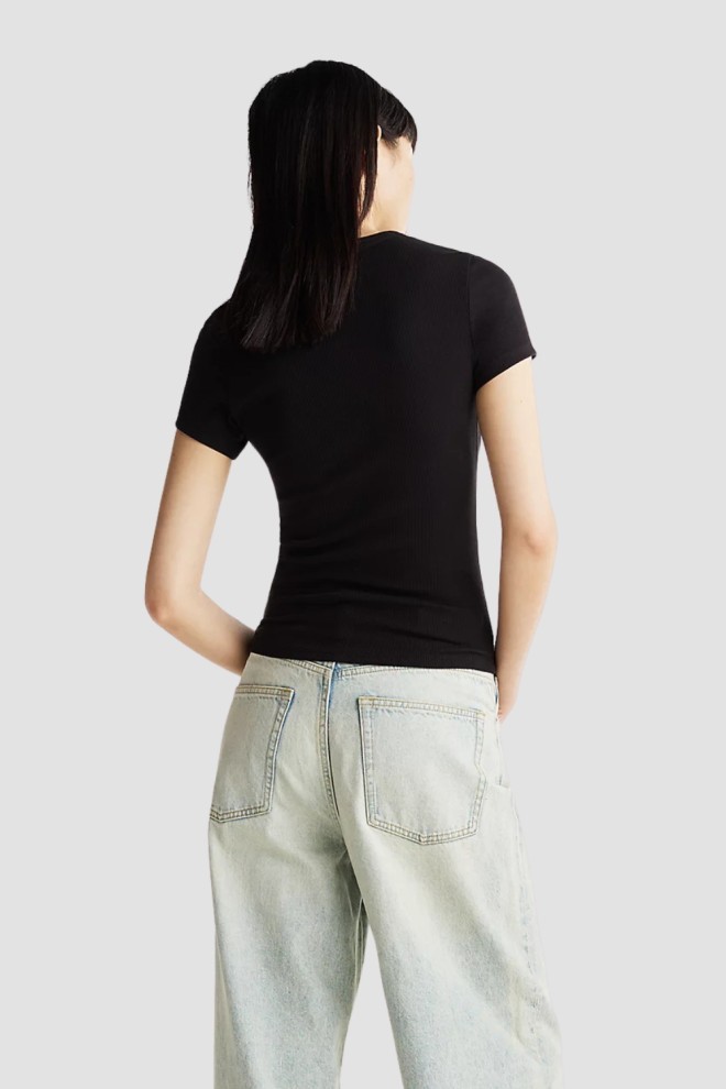 TOMMY JEANS Tricou negru pentru femei