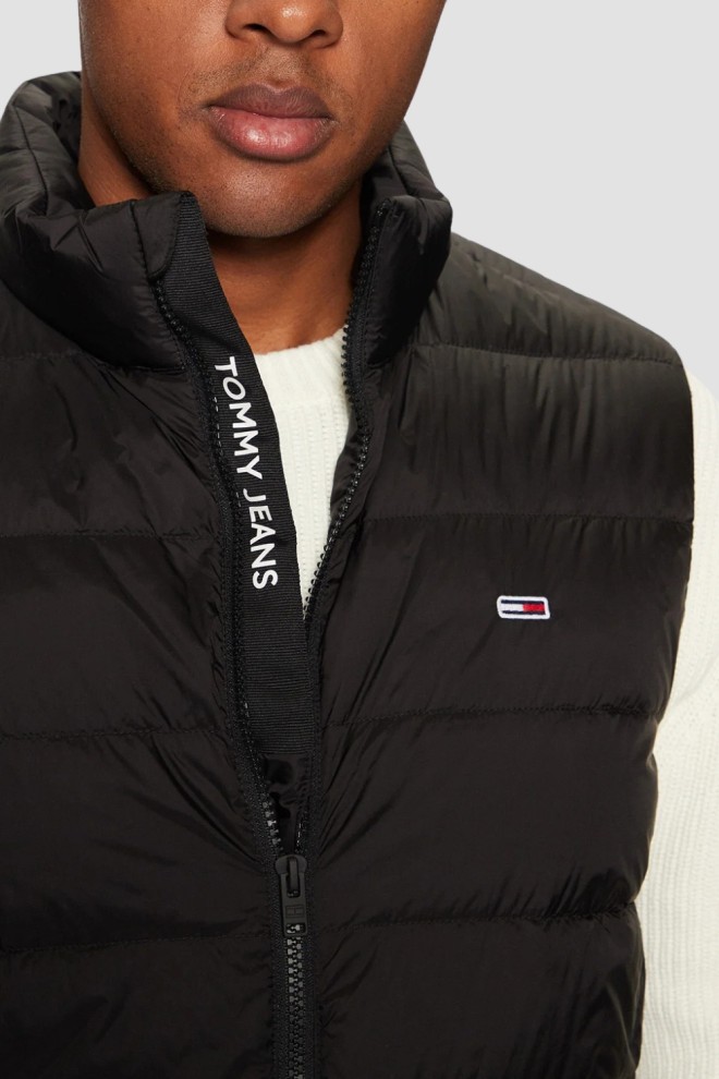 TOMMY JEANS Чорна чоловіча безрукавка