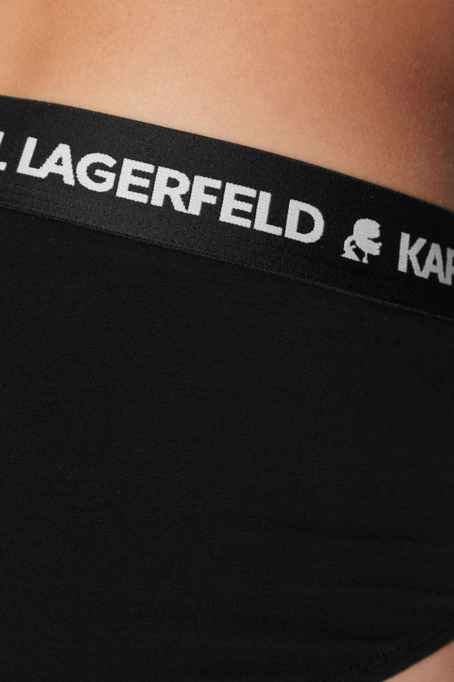 KARL LAGERFELD Chiloți pentru bărbați negru 3PACK