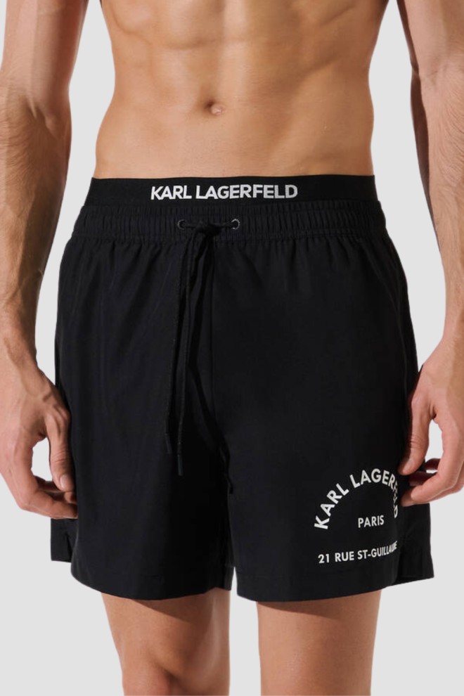 Чоловічі чорні плавки RSG від KARL LAGERFELD 