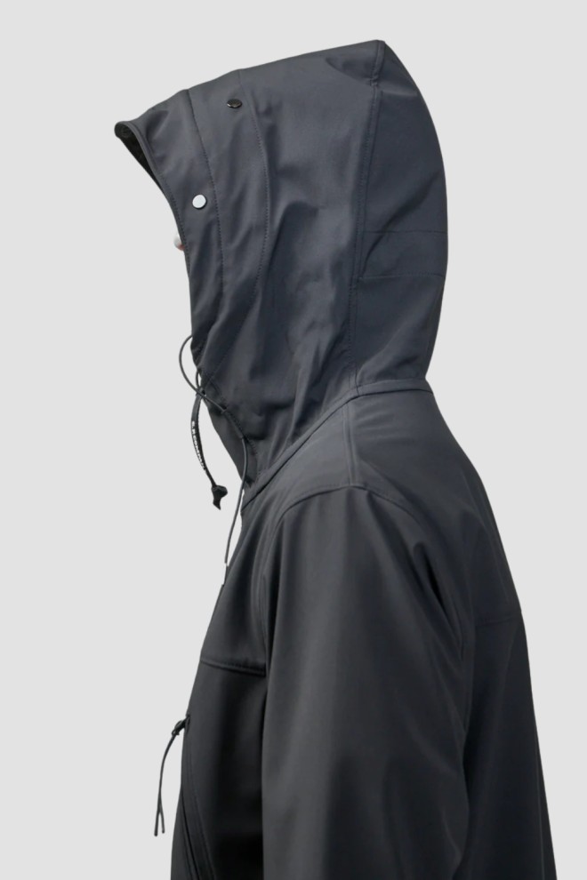 C.P. COMPANY Jachetă bărbătească neagră tip windbreaker Îmbrăcăminte de exterior