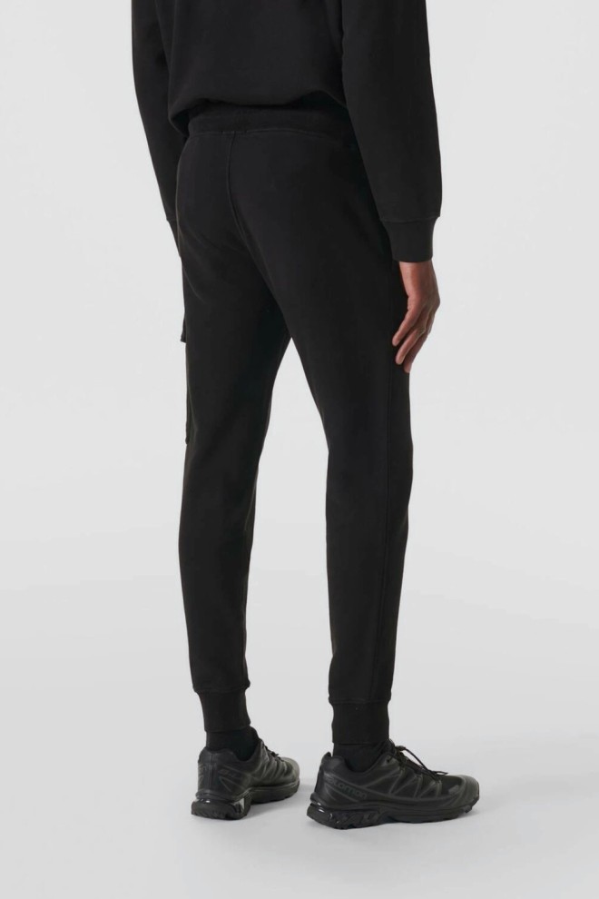 C.P. COMPANY Black men's Cargo sweatpants
