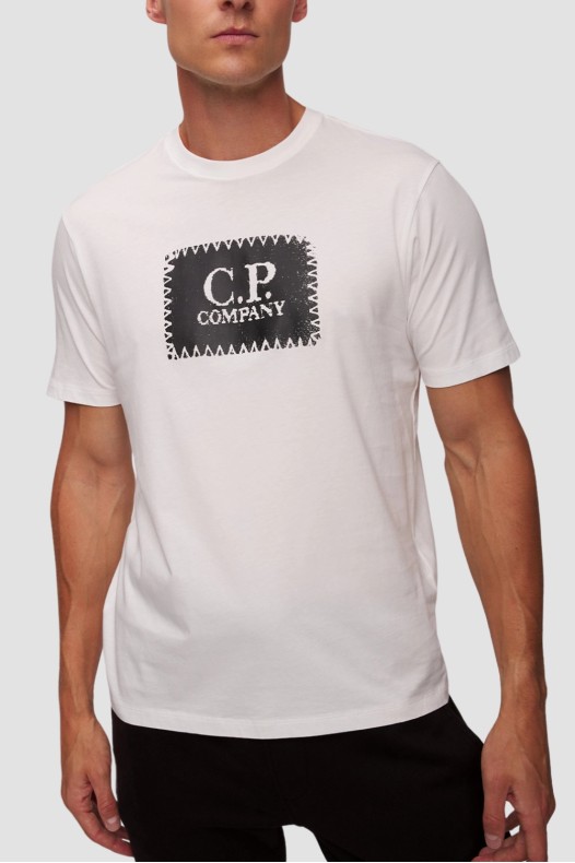 C.P. COMPANY Tricou alb...