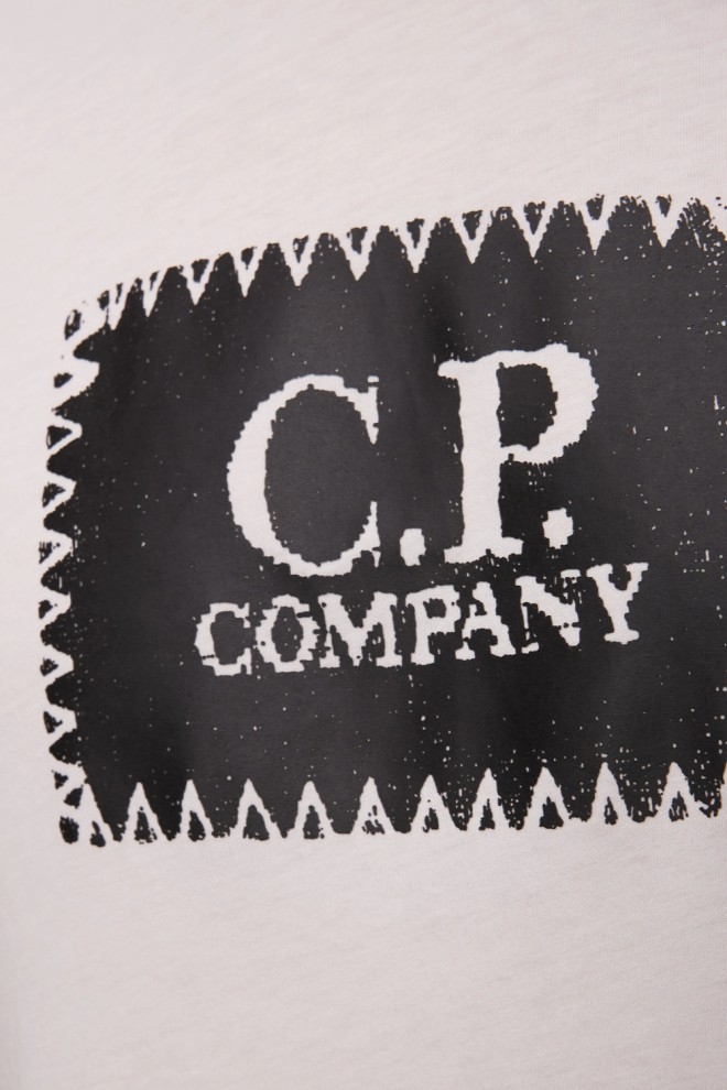 C.P. COMPANY Biały męski t-shirt