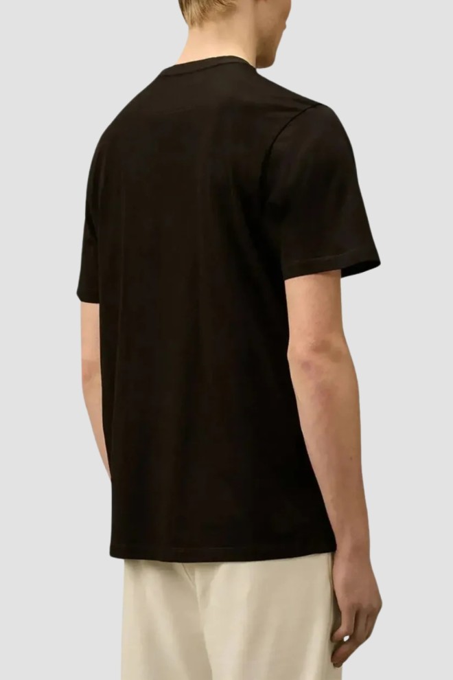 C.P. COMPANY Czarny męski t-shirt