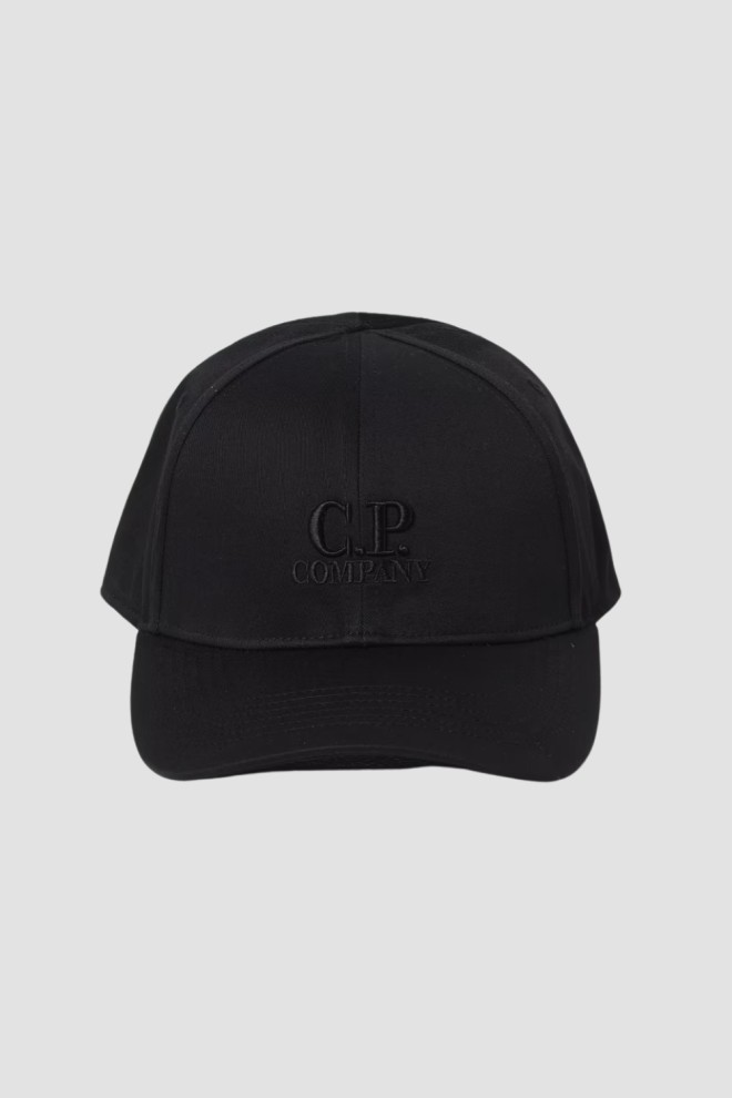 C.P. COMPANY Black men's baseball cap