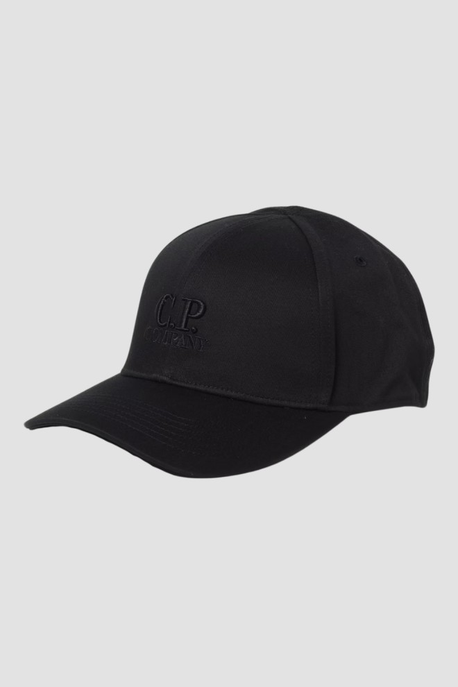 C.P. COMPANY Black men's baseball cap
