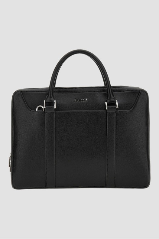 GUESS Black Parma briefcase