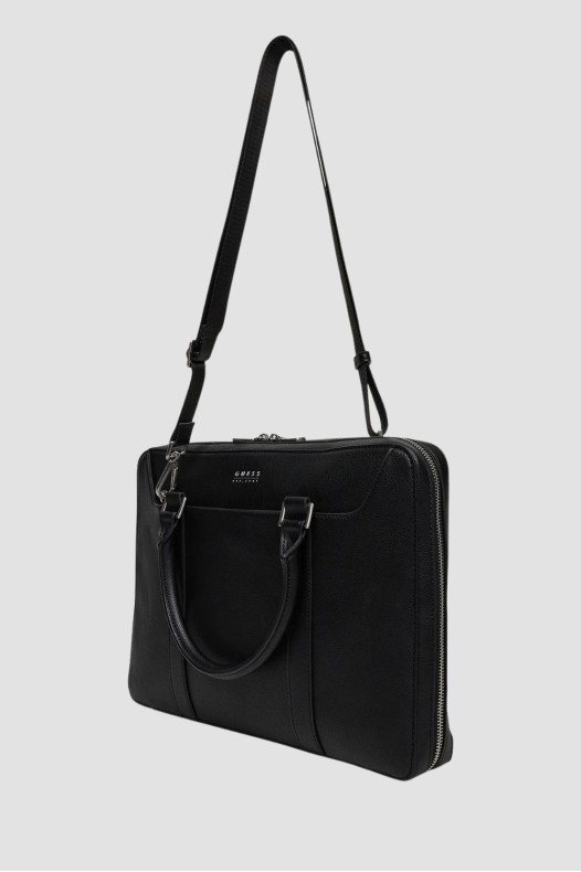 GUESS Black Parma briefcase