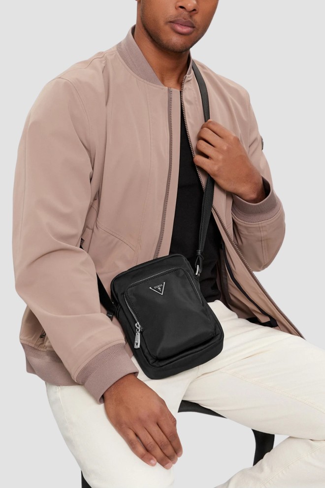 GUESS Black men's Roma sachet