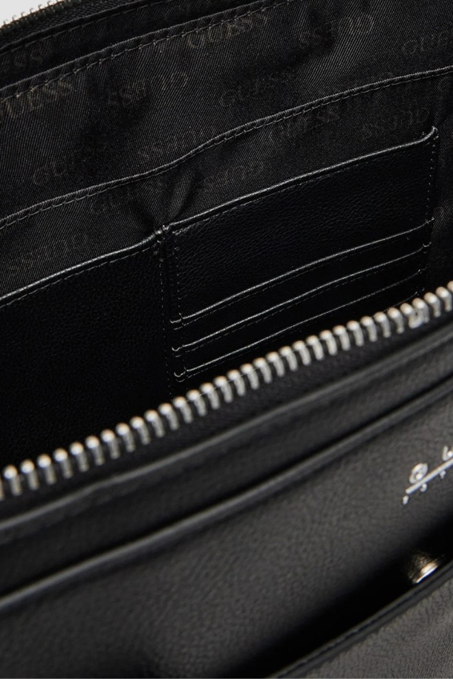 Чорний портфель GUESS Parma