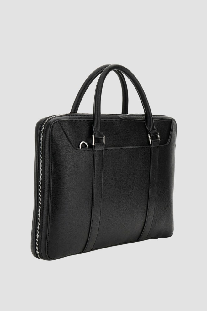 Чорний портфель GUESS Parma