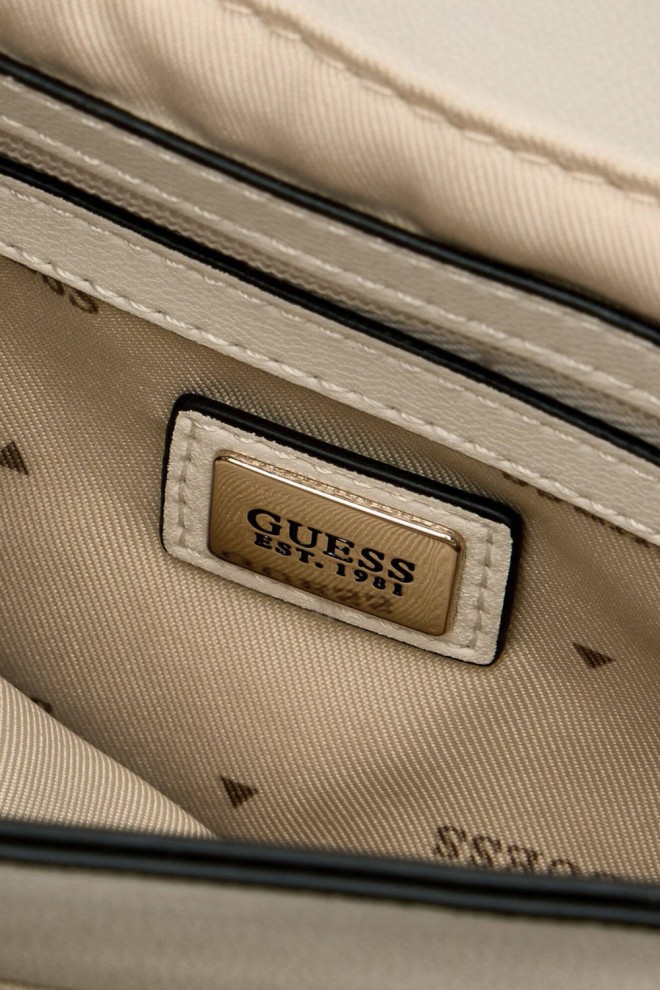 GUESS Стьобана сумочка екрю Giully 2