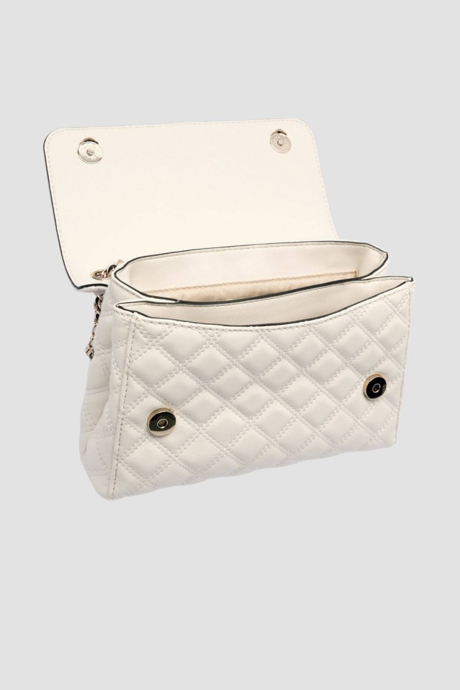 GUESS Pikowana torebka ecru Giully 2