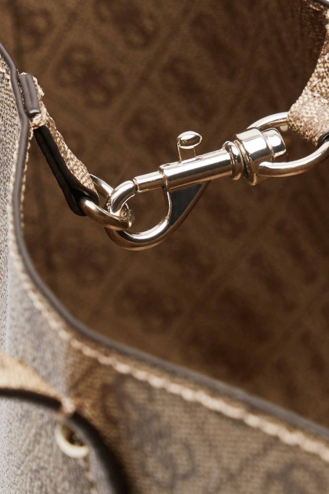 Жіноча сумка-шоппер GUESS Brenton коричневого кольору