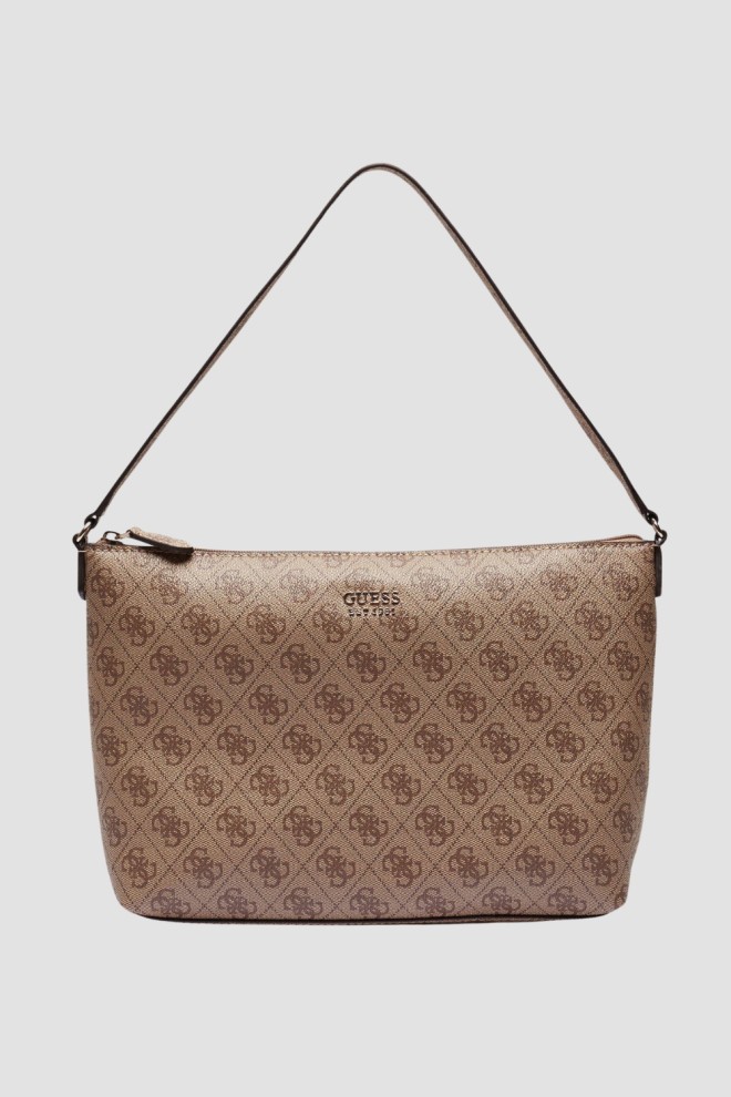 Жіноча сумка-шоппер GUESS Brenton коричневого кольору