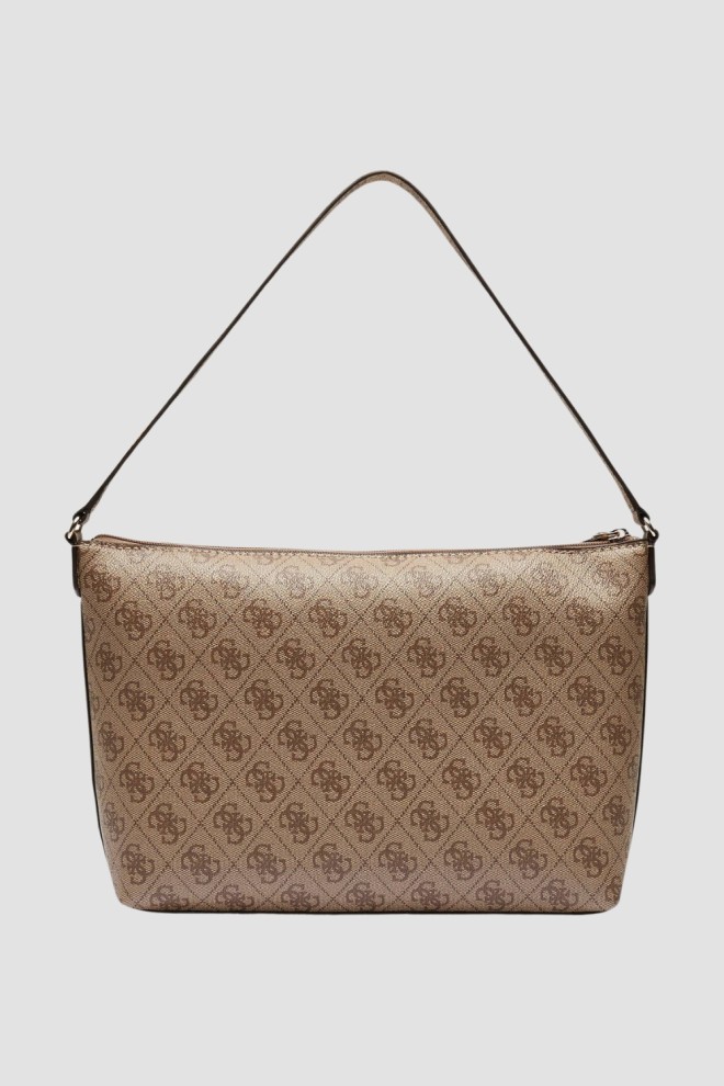 Жіноча сумка-шоппер GUESS Brenton коричневого кольору