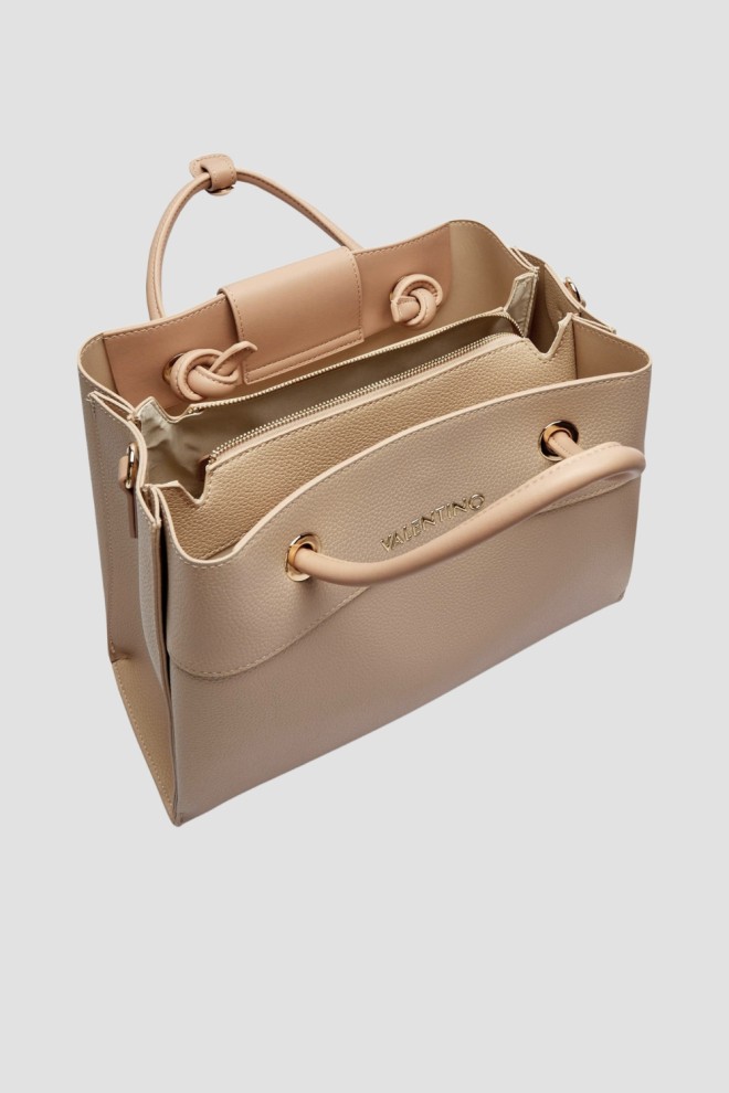 VALENTINO Бежева сумка для покупок Alexia