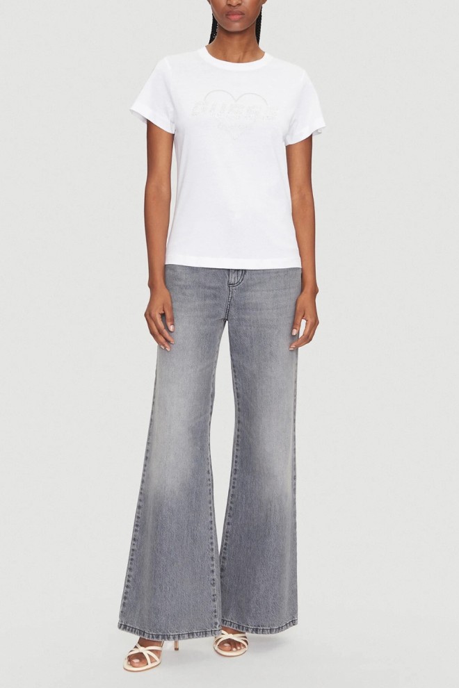 GUESS White women's Narciso t-shirt