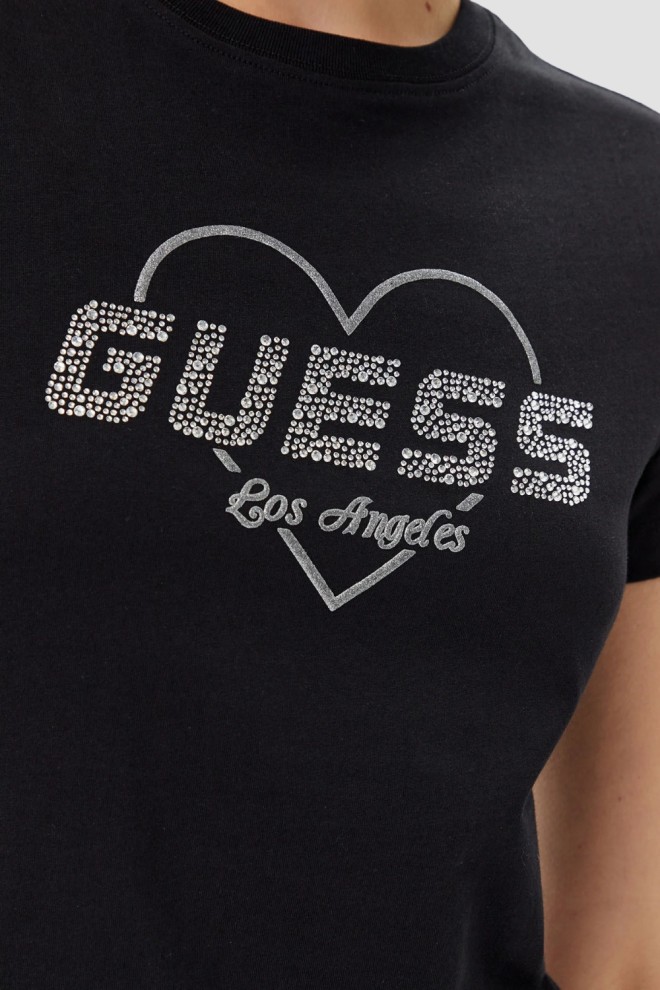 Жіноча футболка GUESS Black Narciso