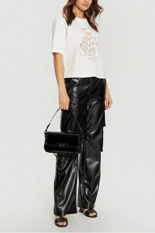 Tricoul Bear Boxy GUESS Bej...