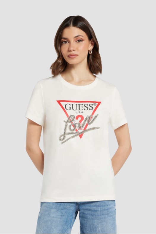 GUESS White Women's Love Tee