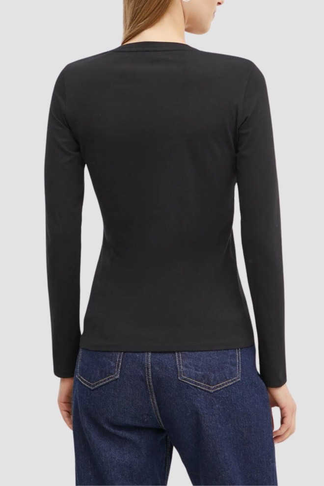 GUESS Black Women's Longsleeve Love Tee