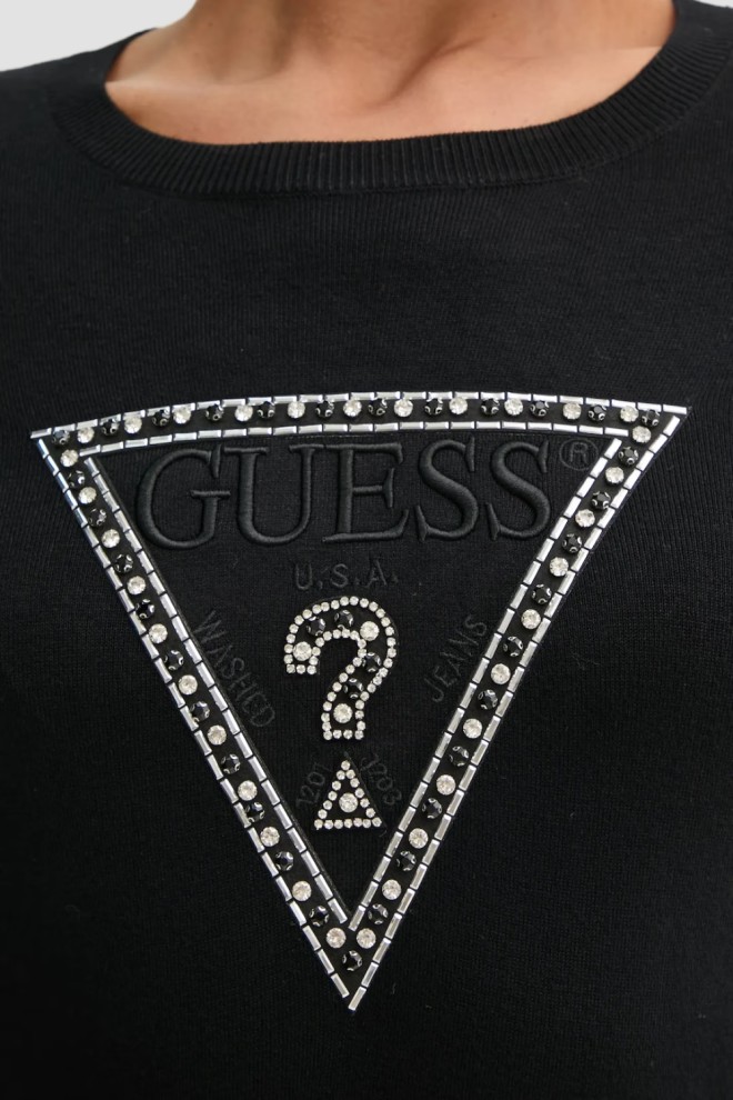 GUESS Black Women's Sweater Ivory
