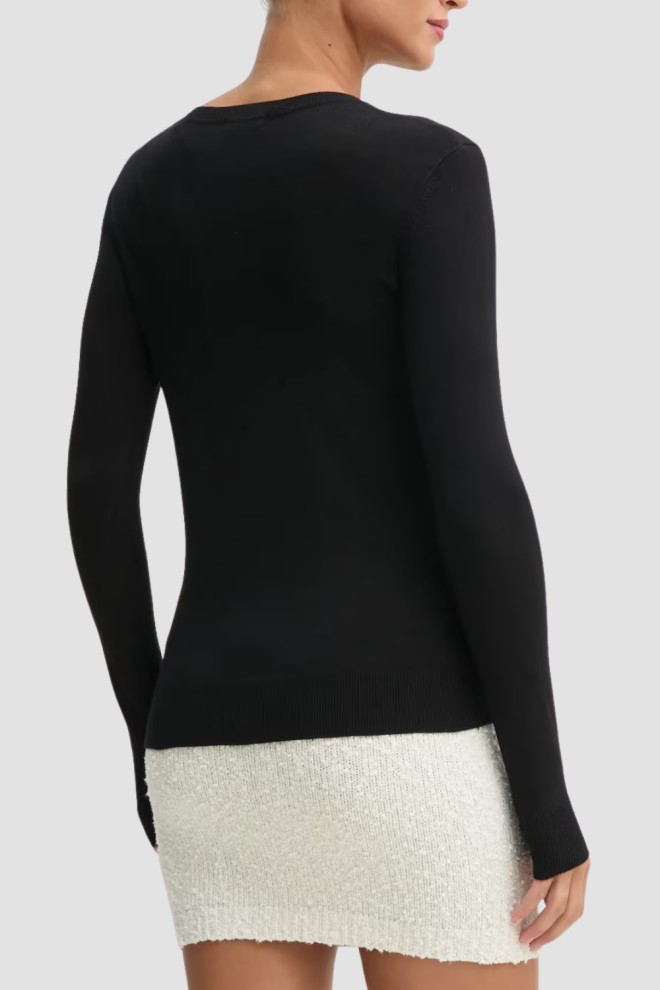 GUESS Czarny damski sweter Ivory