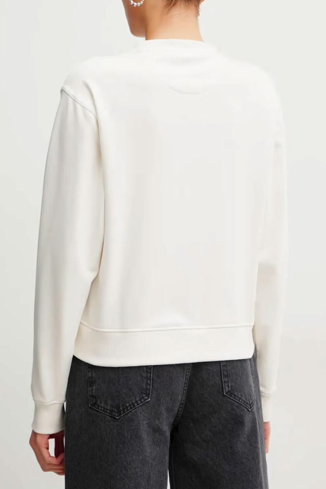 GUESS Women's white Love sweatshirt