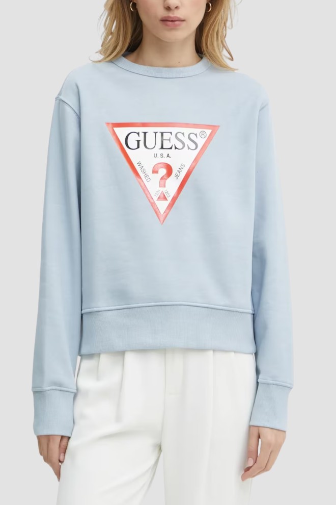 GUESS Błękitna damska bluza Original