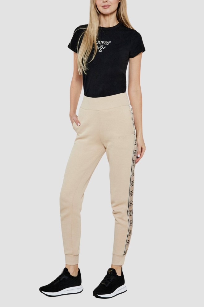 GUESS Beige women's Britney sweatpants