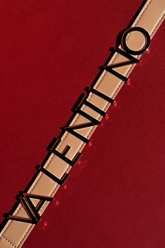 VALENTINO Beżowa shopperka Alexia