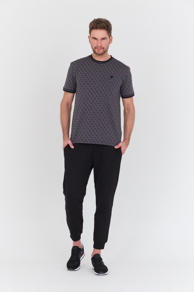 GUESS Czarny męski t-shirt Marshall