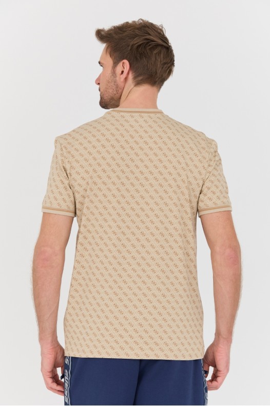 GUESS Tricou Marshall bej...