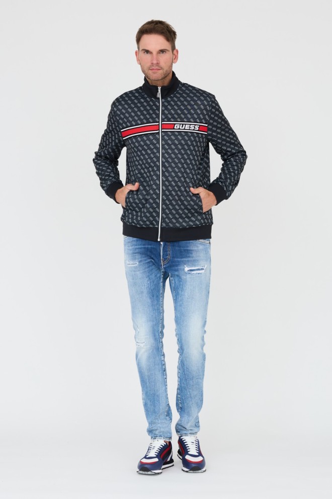 GUESS  Black logo sweatshirt