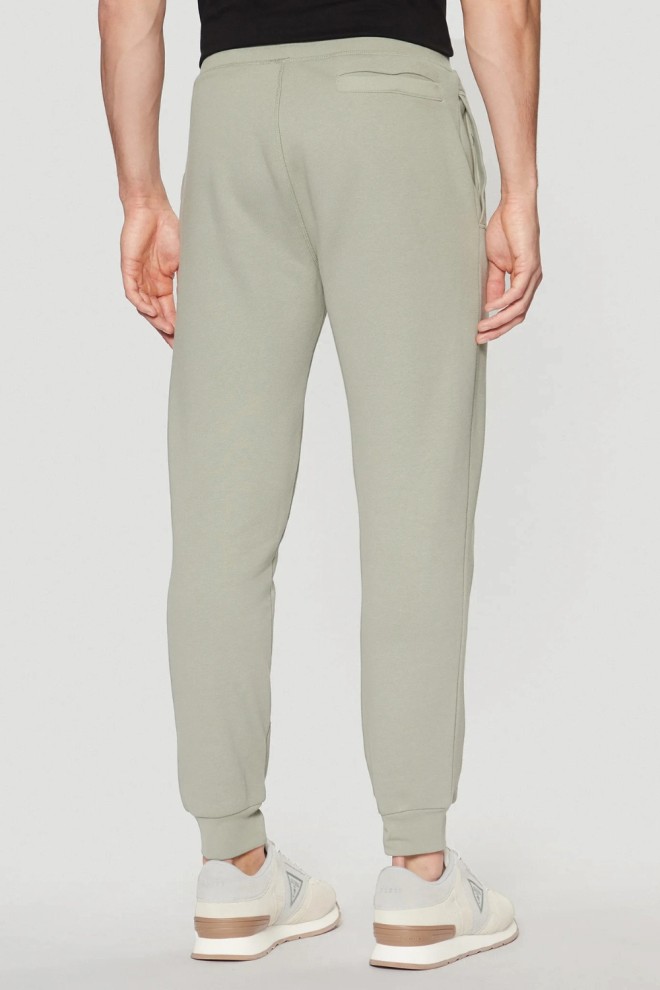 Pantaloni GUESS Green Aldwin pentru bărbați