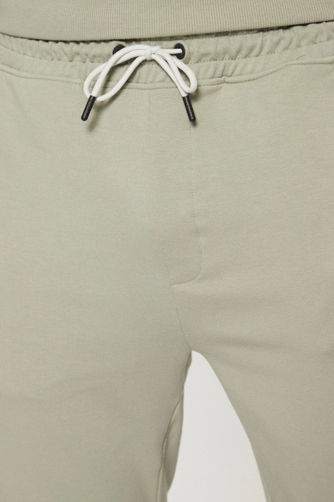 GUESS Green men's New Arlo striped sweatpants