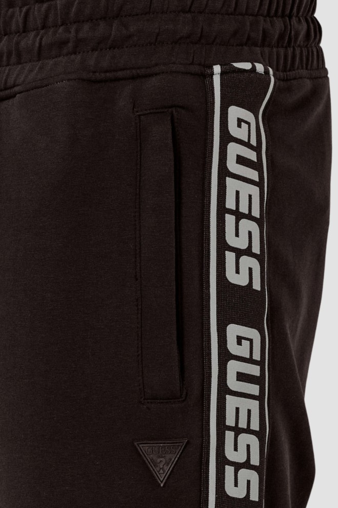 Коричневі чоловічі спортивні штани GUESS New Arlo в смужку