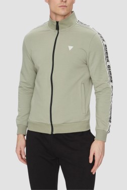 GUESS Zielona bluza męska z...