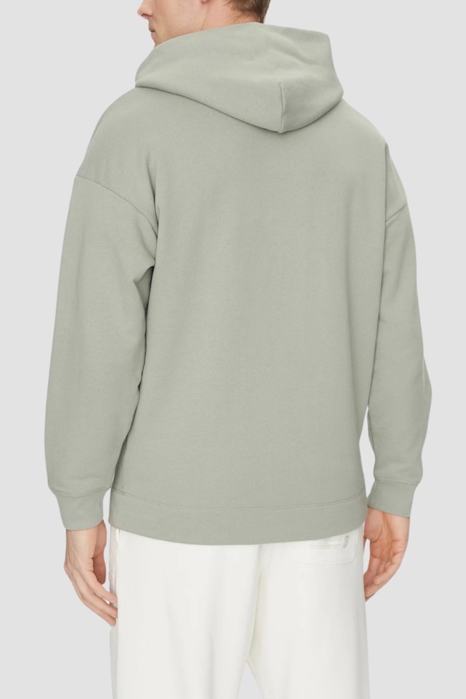 GUESS Green men's Dalim Over hooded sweatshirt