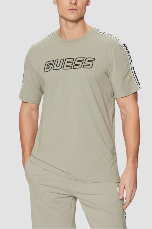 GUESS Green men's Arlo t-shirt